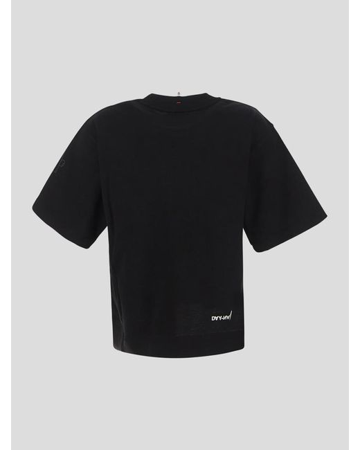 3 MONCLER GRENOBLE Black Cotton T-shirt