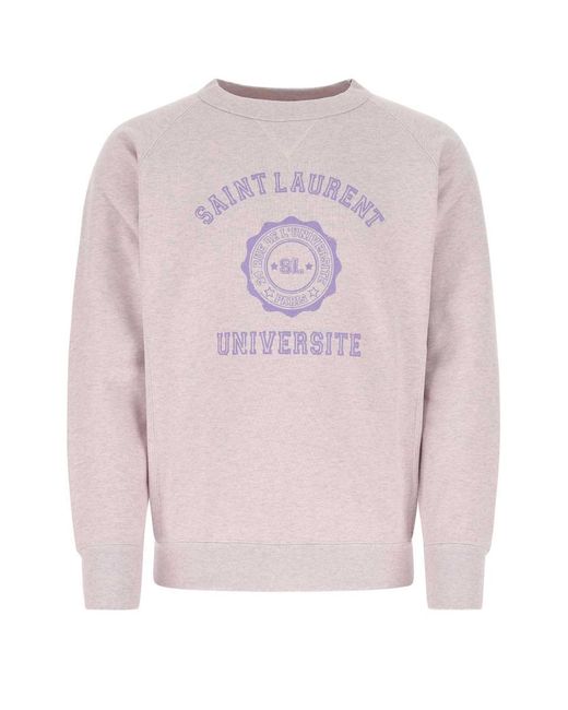 Saint Laurent Pink Sweatshirt for men