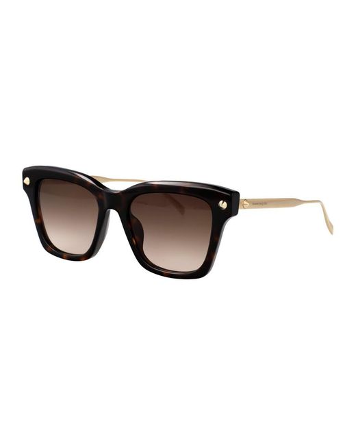 Alexander McQueen Brown Sunglasses