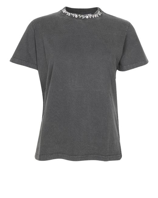 Golden Goose Deluxe Brand Gray Cotton T-Shirt