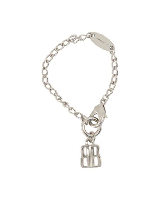 Balenciaga Metallic Nano Thin Bracelet