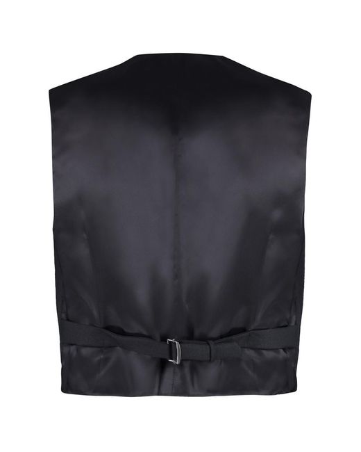 Gucci Black Wool Vest for men