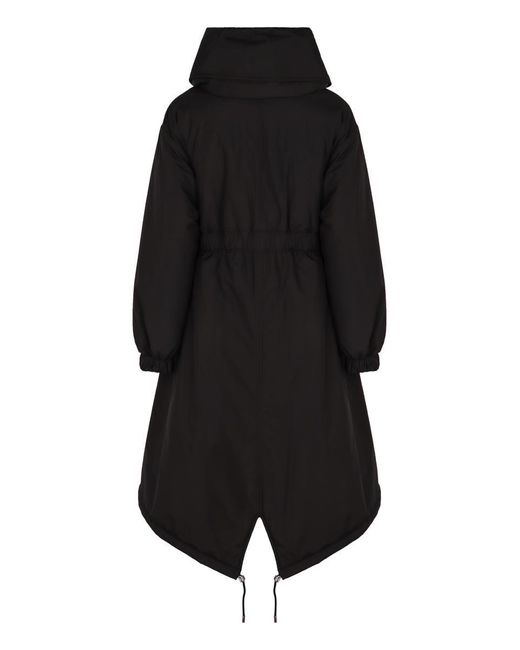 Moorer Black Eneida Hooded Parka