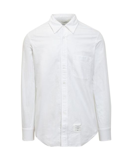 Thom Browne White Classic Shirt for men