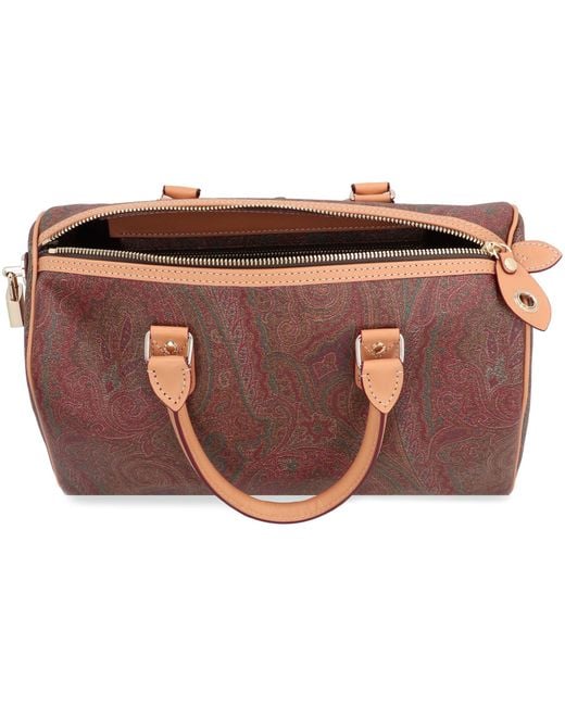 Etro Multicolor Leather Top Handle Bag