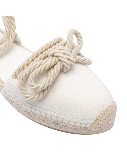 Mach & Mach White Flat Shoes