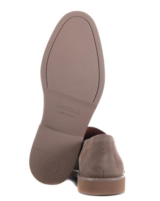 Doucal's Brown Flat Shoes for men
