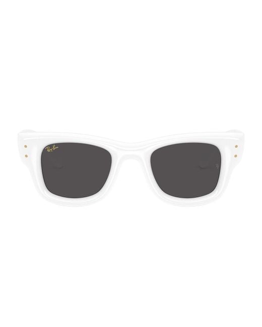 Ray-Ban Gray Rb4940 Wayfarer Puffer By Asap Rocky Sunglasses