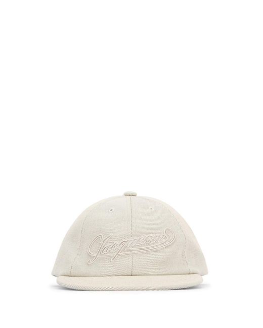 Jacquemus White La Casquette Baseball