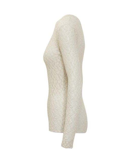 Isabel Marant White Ivory Stretch Lace Top