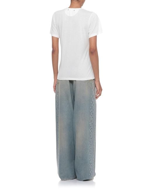 Golden Goose Deluxe Brand White T-Shirts And Polos