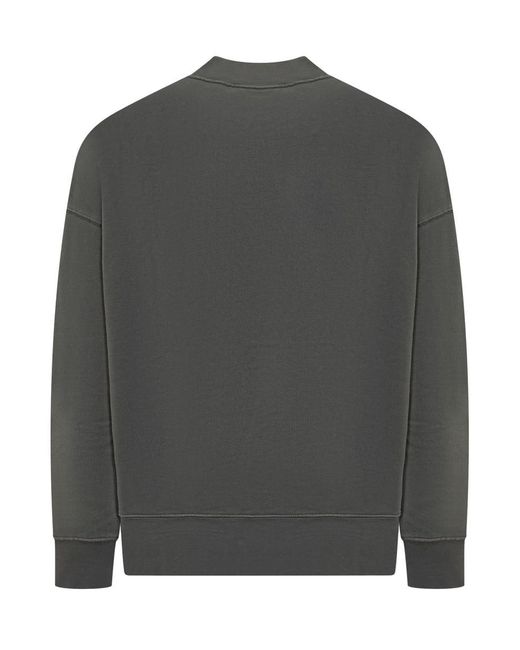 Palm Angels Gray Sweatshirt With The Palm Logo for men