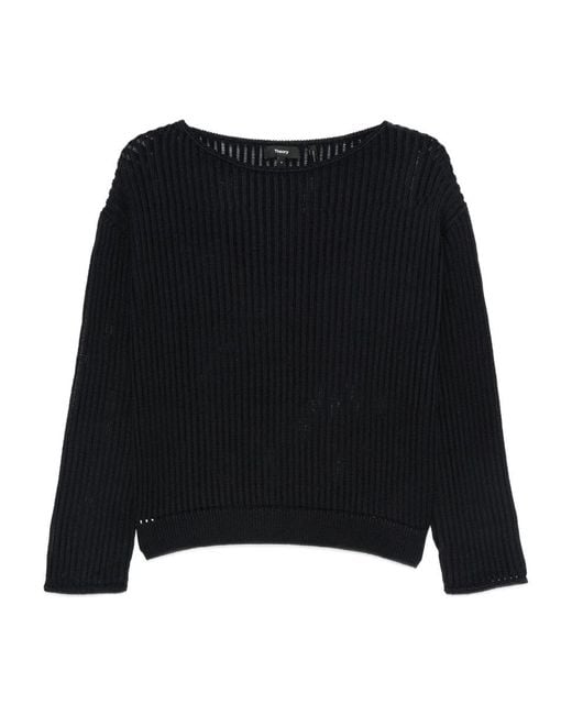 Theory Black Easy Open Nk S.Sheen