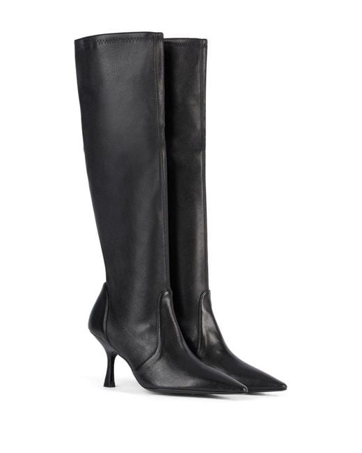 Stuart Weitzman Blue Luxurious Leather Boots For