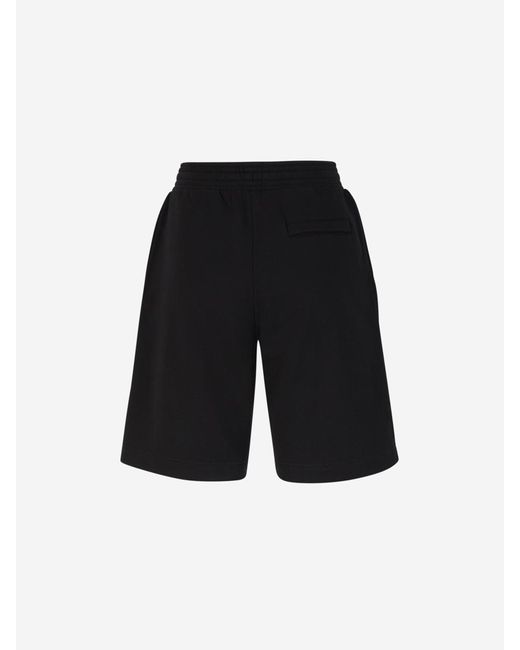 Givenchy Black Printed Cotton Shorts for men