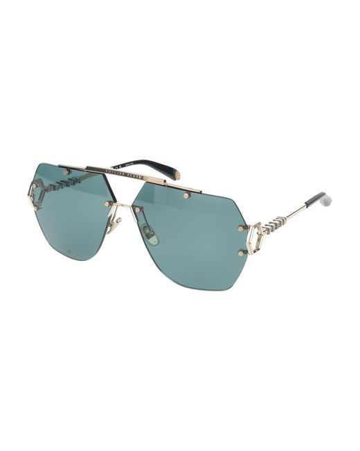 Philipp Plein Blue Sunglasses