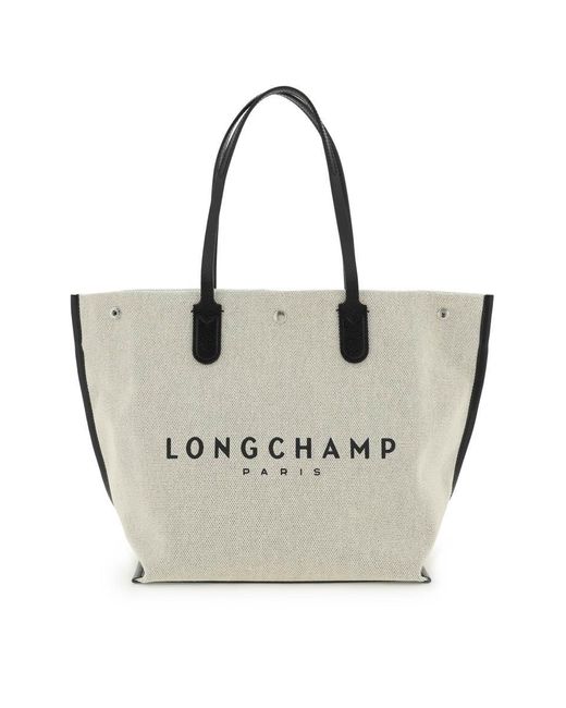 Longchamp Natural 'roseau' Shopping Bag