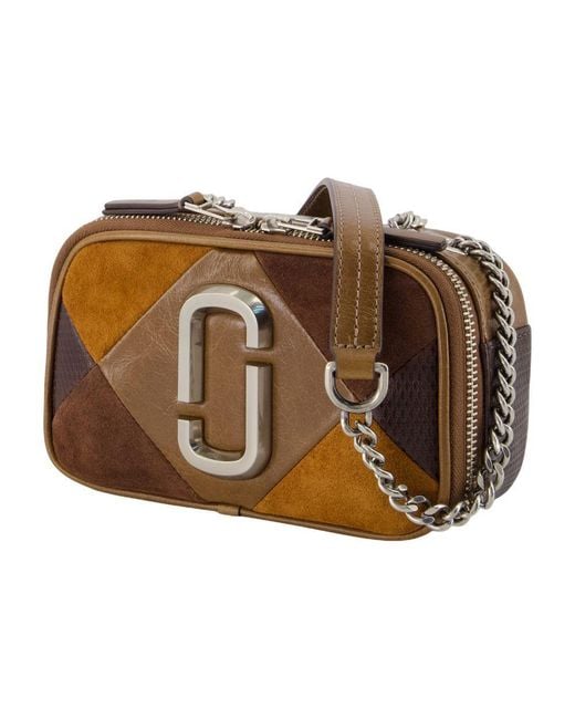Marc Jacobs Brown The Snapshot Crossbody