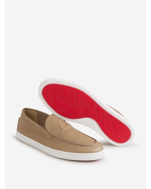 Christian Louboutin White Varsiboat Slip-On Sneakers for men
