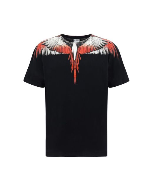 Marcelo Burlon Black T-shirt Icon Wings for men