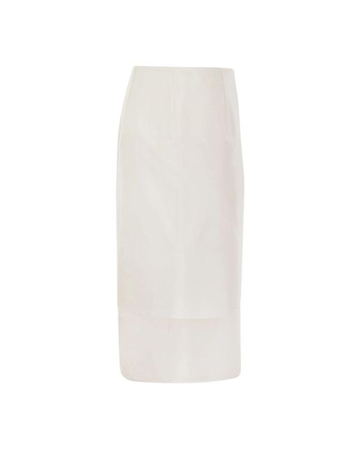 Sportmax White Pencil Skirt