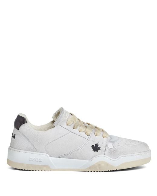DSquared² White Spiker Sneakers for men