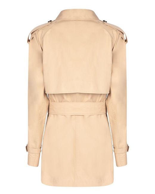 Burberry Natural Short Trench Coat
