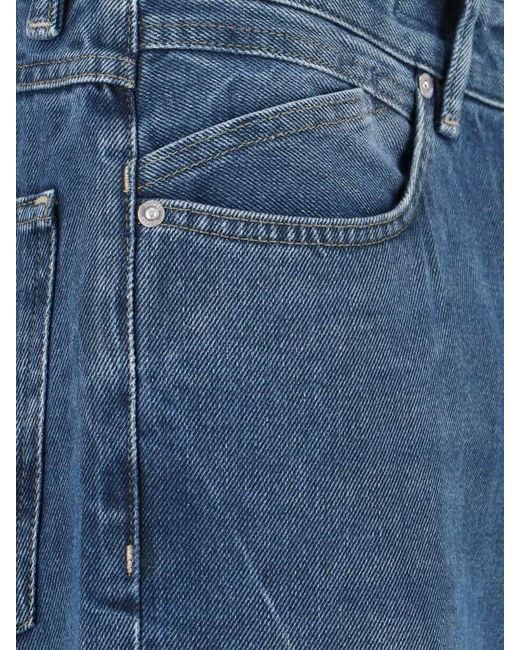 Closed Blue Straight Jeans for men
