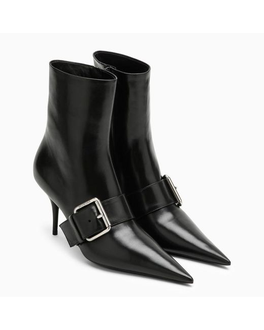 Balenciaga Black Pointed Boot