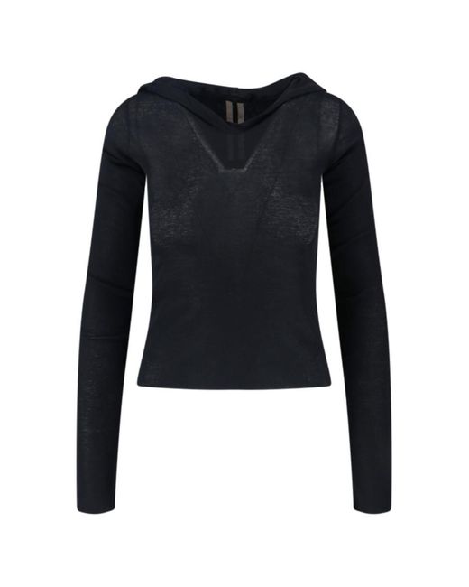 Rick Owens Blue T-Shirts And Polos