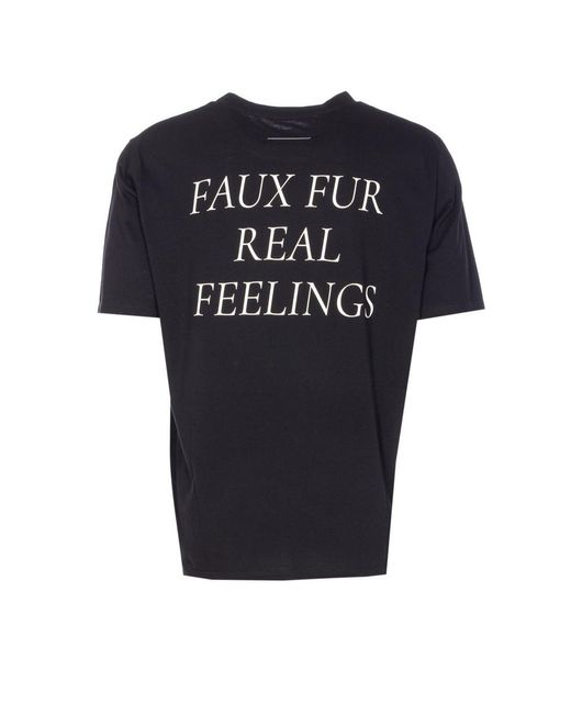 MM6 by Maison Martin Margiela Black T-shirts And Polos for men