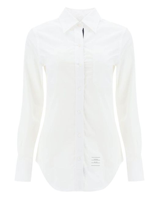 Thom Browne White Fitted Shirt