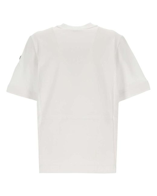 Moncler White T-shirts And Polos