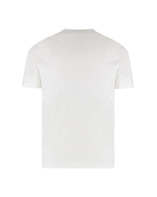 Paul & Shark White Cotton Crew-Neck T-Shirt for men