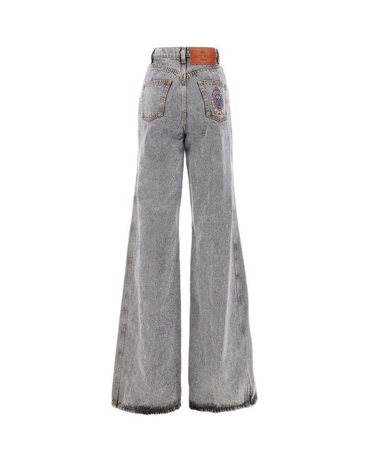 Etro Gray Jeans