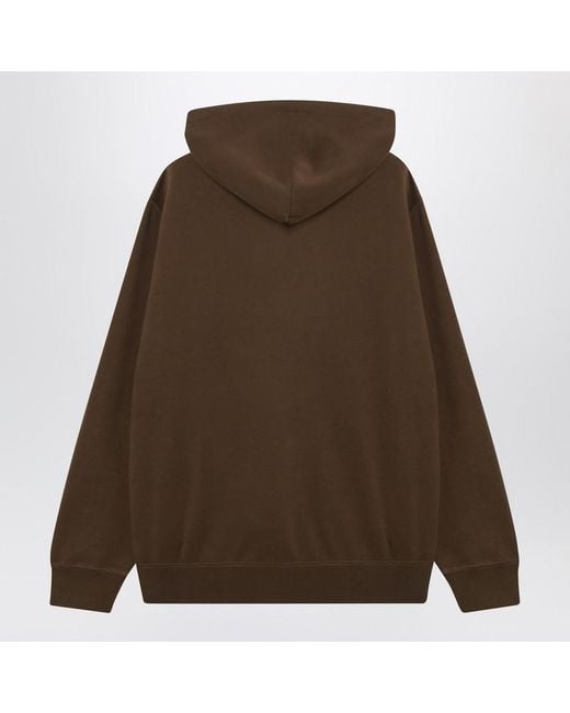 Polo Ralph Lauren Brown Hoodie With Logo for men