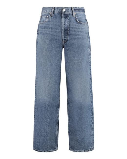 Agolde Blue Dara baggy Jeans