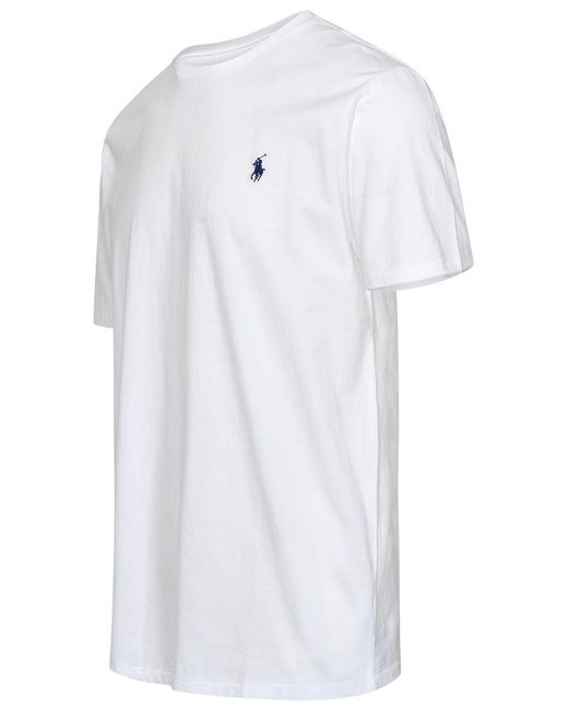 Polo Ralph Lauren T-shirt In Cotone Bianca in White for Men | Lyst