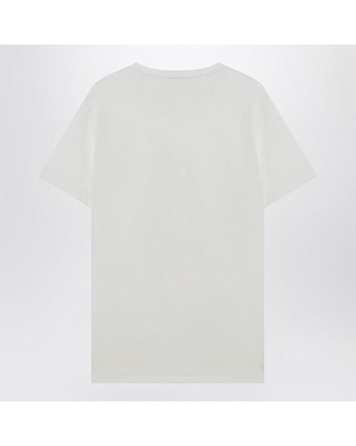 Polo Ralph Lauren White Polo Bear T-Shirt Custom Slim-Fit for men