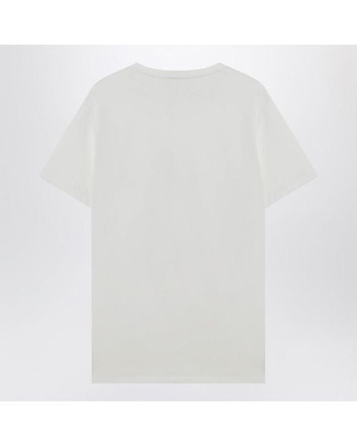 Polo Ralph Lauren White Polo Bear T-Shirt Custom Slim-Fit for men