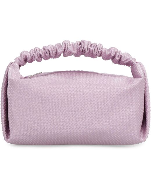 Alexander Wang Purple Scrunchie Mini Handbag