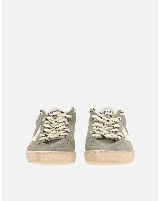 Golden Goose Deluxe Brand Green "Ball Star Suede" Sneakers