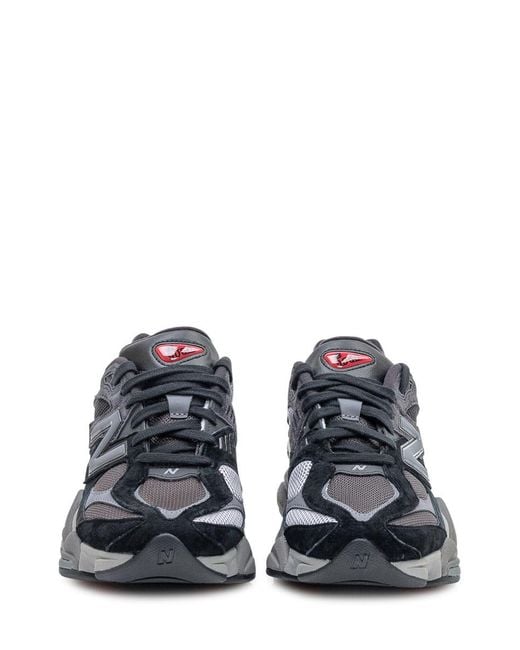 New Balance White 9060 Mesh And Suede Sneakers for men