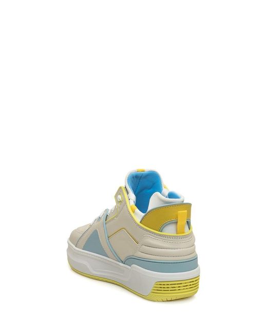 Just Don Blue Jd2 Mid Tennis Sneaker for men