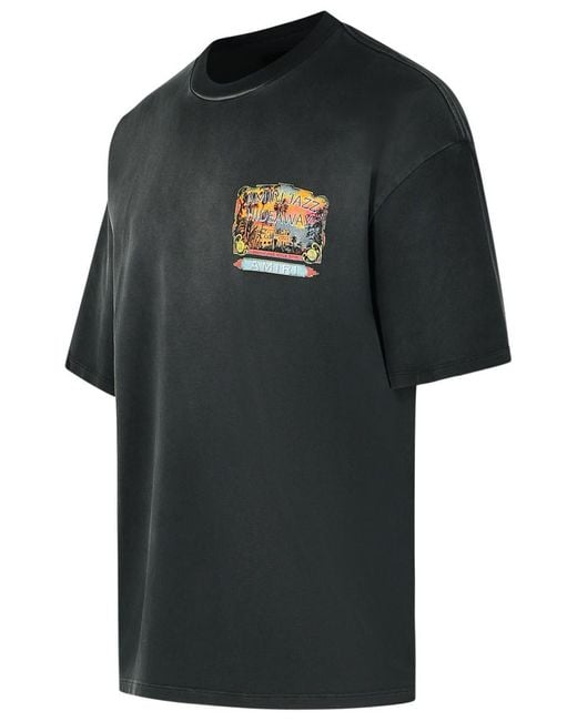 Amiri Black Printed T-Shirt for men