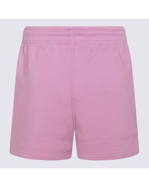 Maison Kitsuné Pink Cotton Shorts