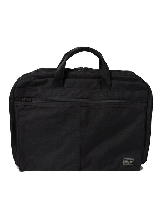 Porter-Yoshida and Co Black "Tension 2Way" Laptop Case for men