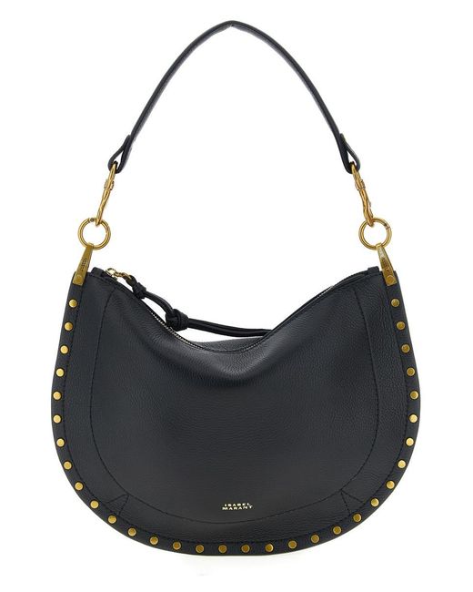 Isabel Marant Black 'Oskan Soft Zip' Handbag