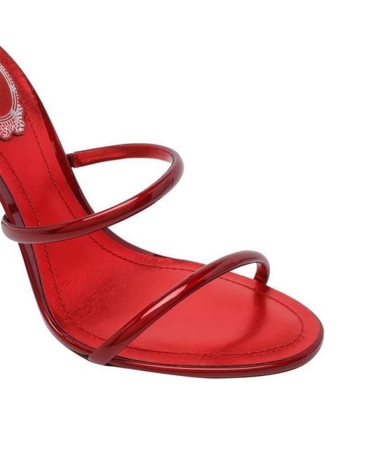 Rene Caovilla Red Sandals