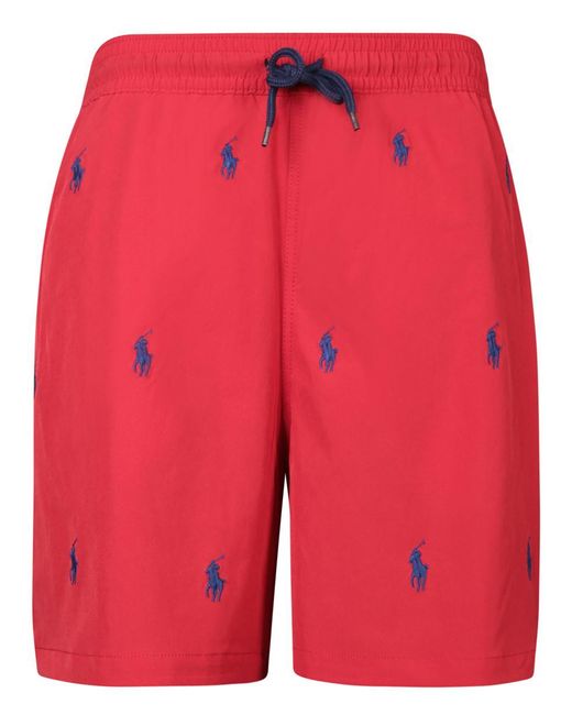 Polo Ralph Lauren Red Swimwear for men